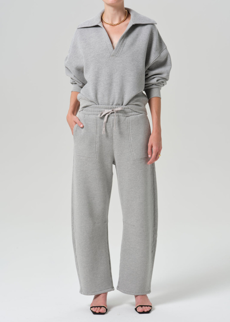 Freya Sweatpant In Heather Grey - 1