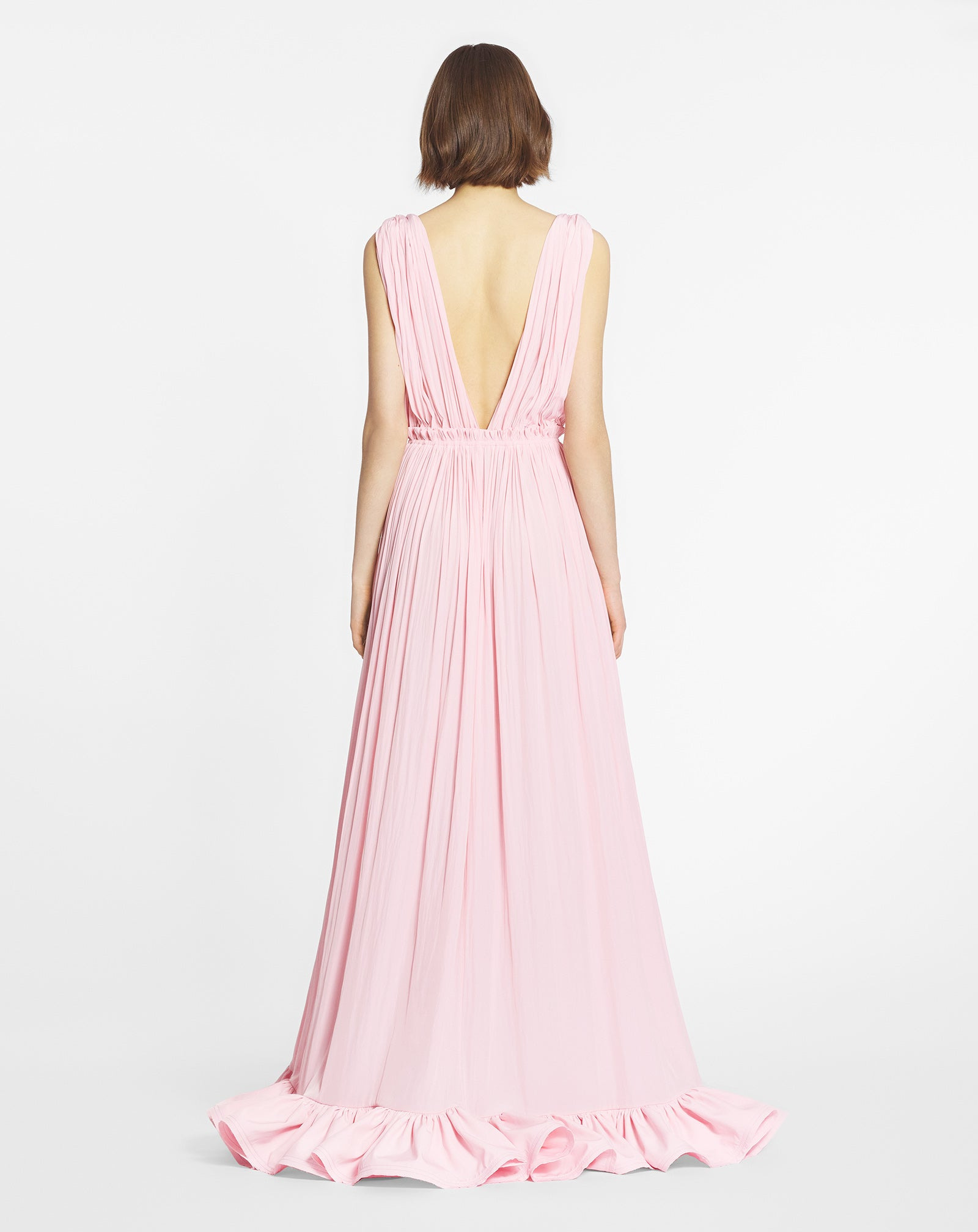 LONG DRESS WITH RUFFLES - 4