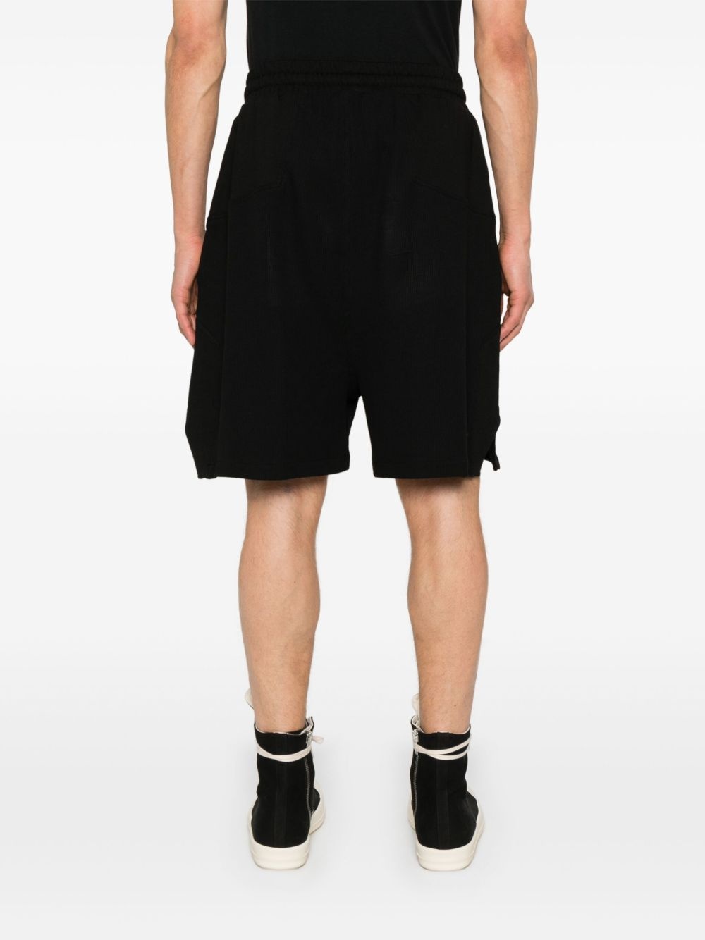 waffle-effect track shorts - 4