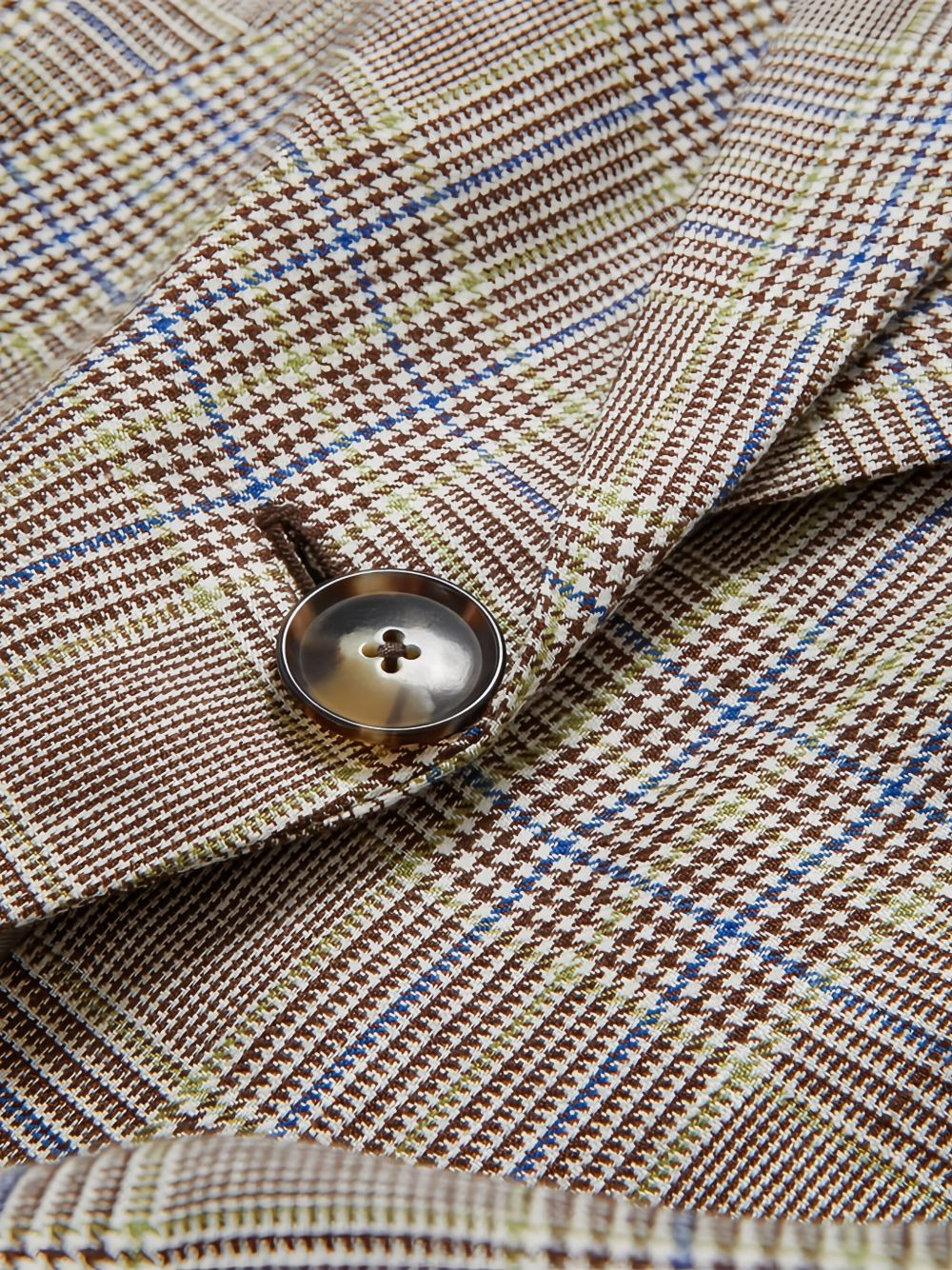 Obie Dickey plaid-pattern single-breasted blazer - 5