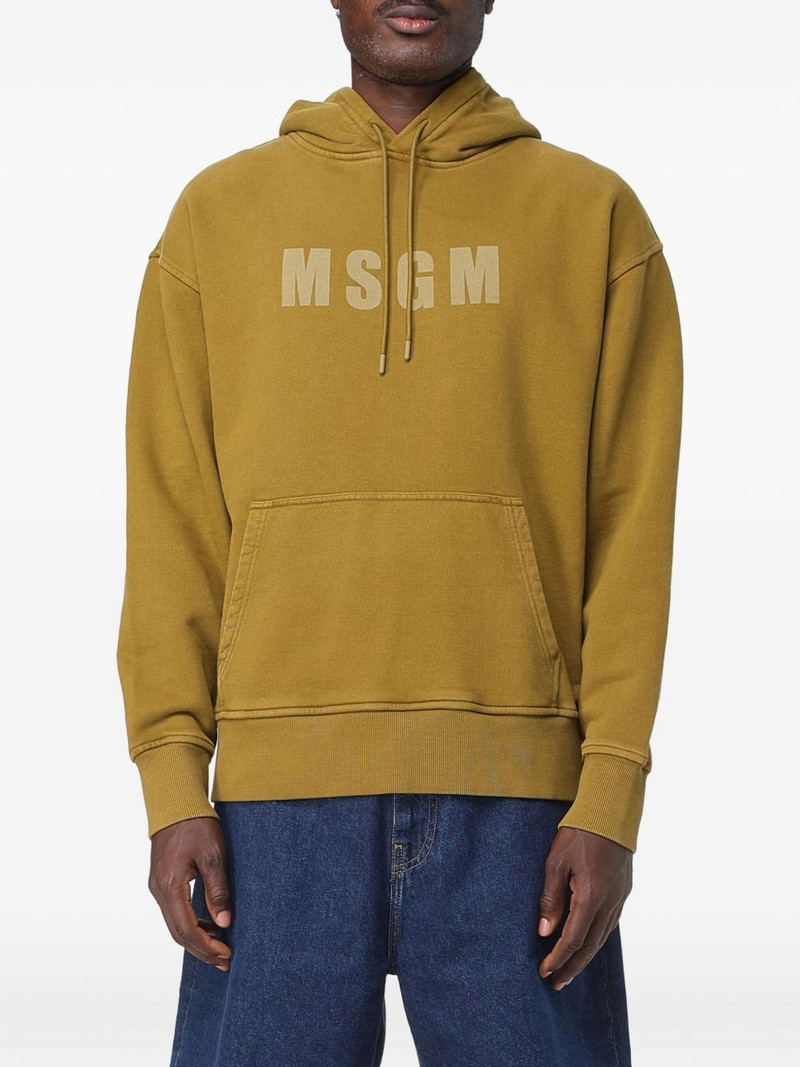 logo-print hoodie 1