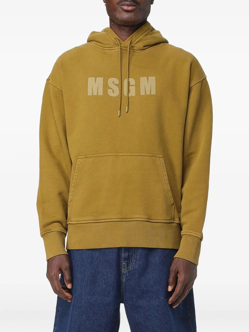 logo-print hoodie - 1