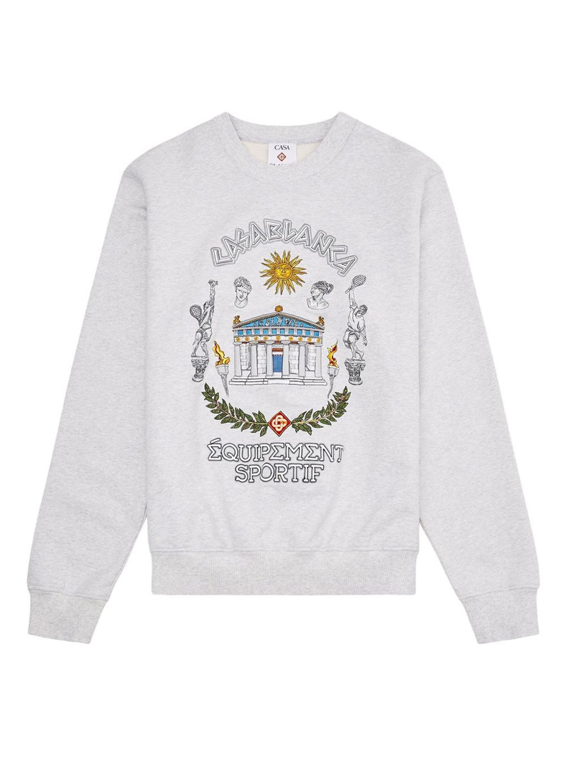 Le Temple du Sport embroidered sweatshirt 1