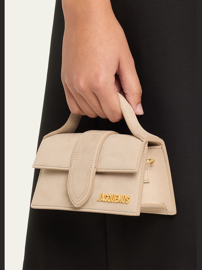 JACQUEMUS Le Bambino Leather Top-Handle Bag outlook