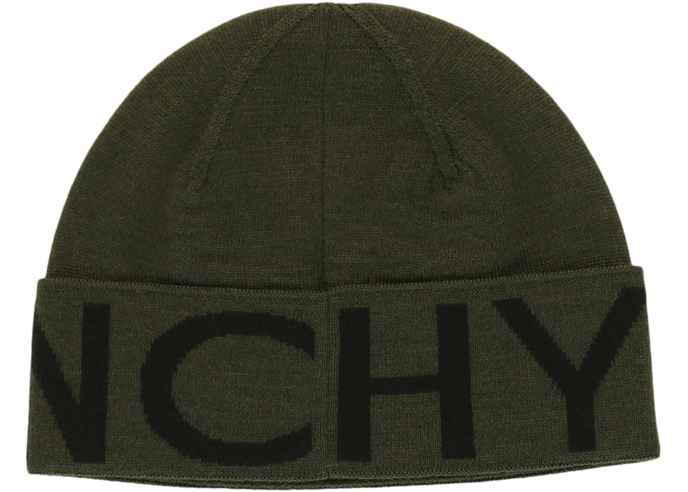 Givenchy Jacquard Logo Beanie Khaki Multi - 2