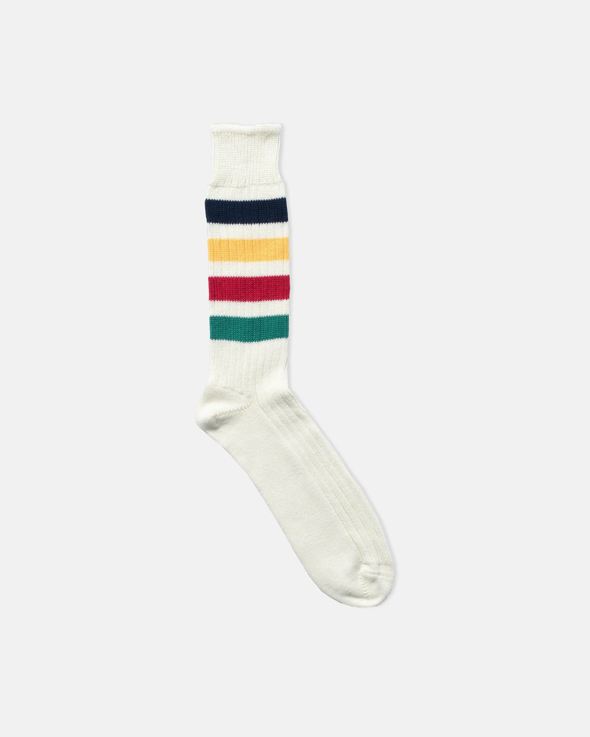 MADE-IN-UK TRAPPER STRIPE COTTON SOCKS - 1
