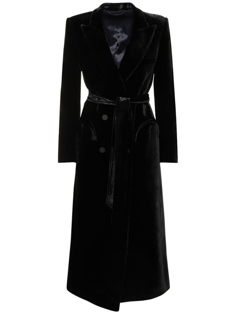 Etoile Black Blazer viscose midi dress - 1