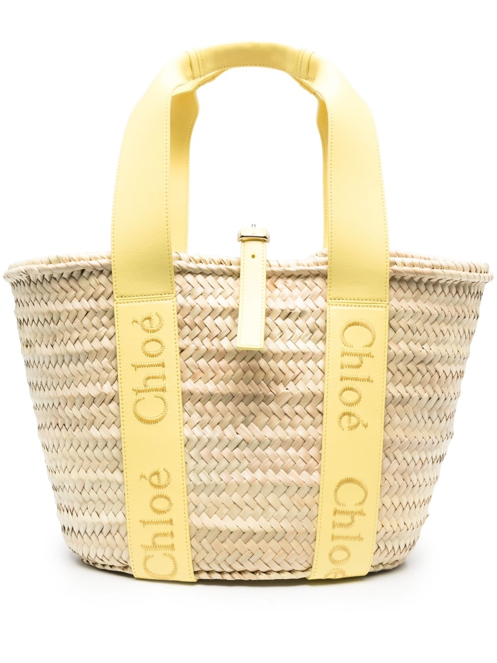 Sense small raffia tote bag - 1