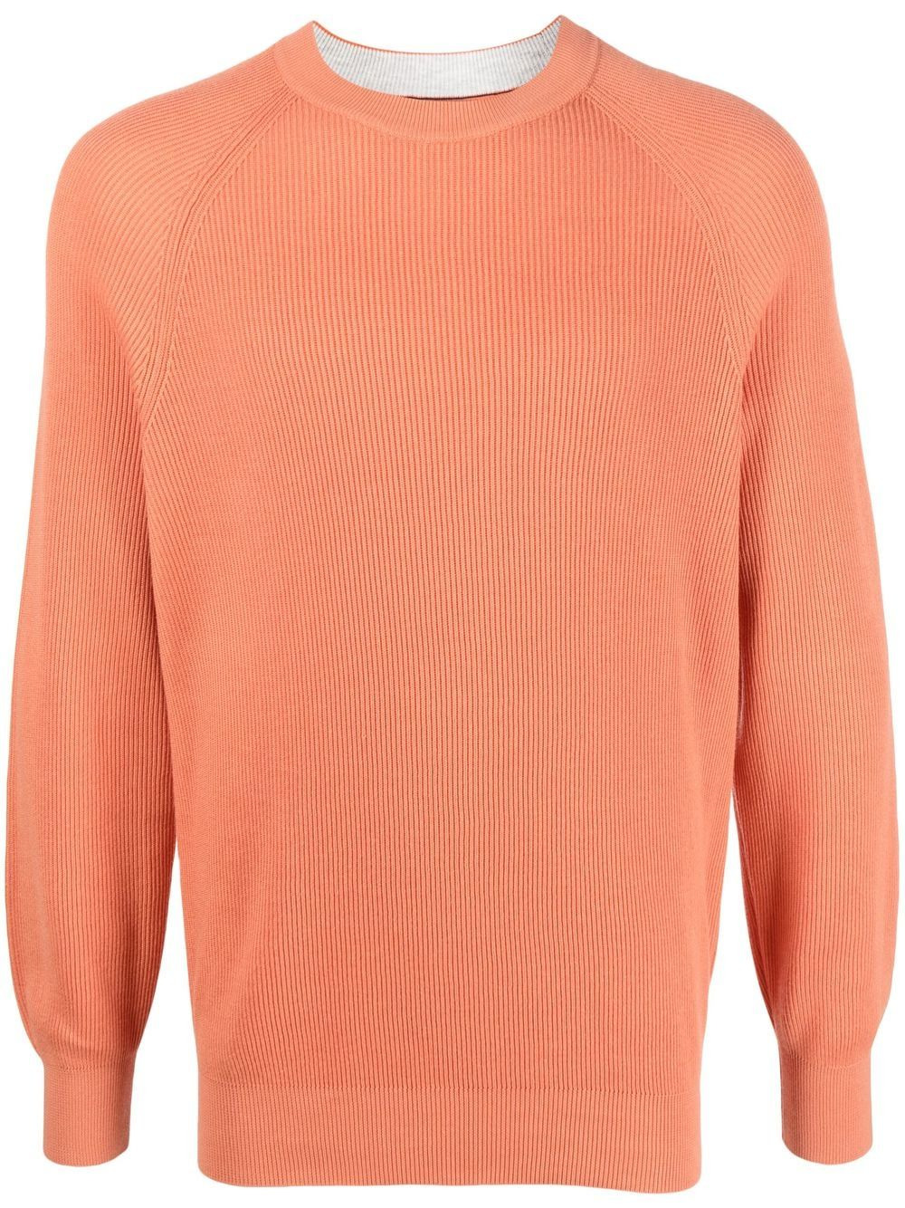 long-sleeve knitted jumper - 1