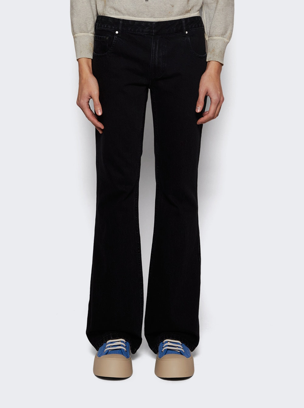 Slim-flared Jeans Magnetite - 3