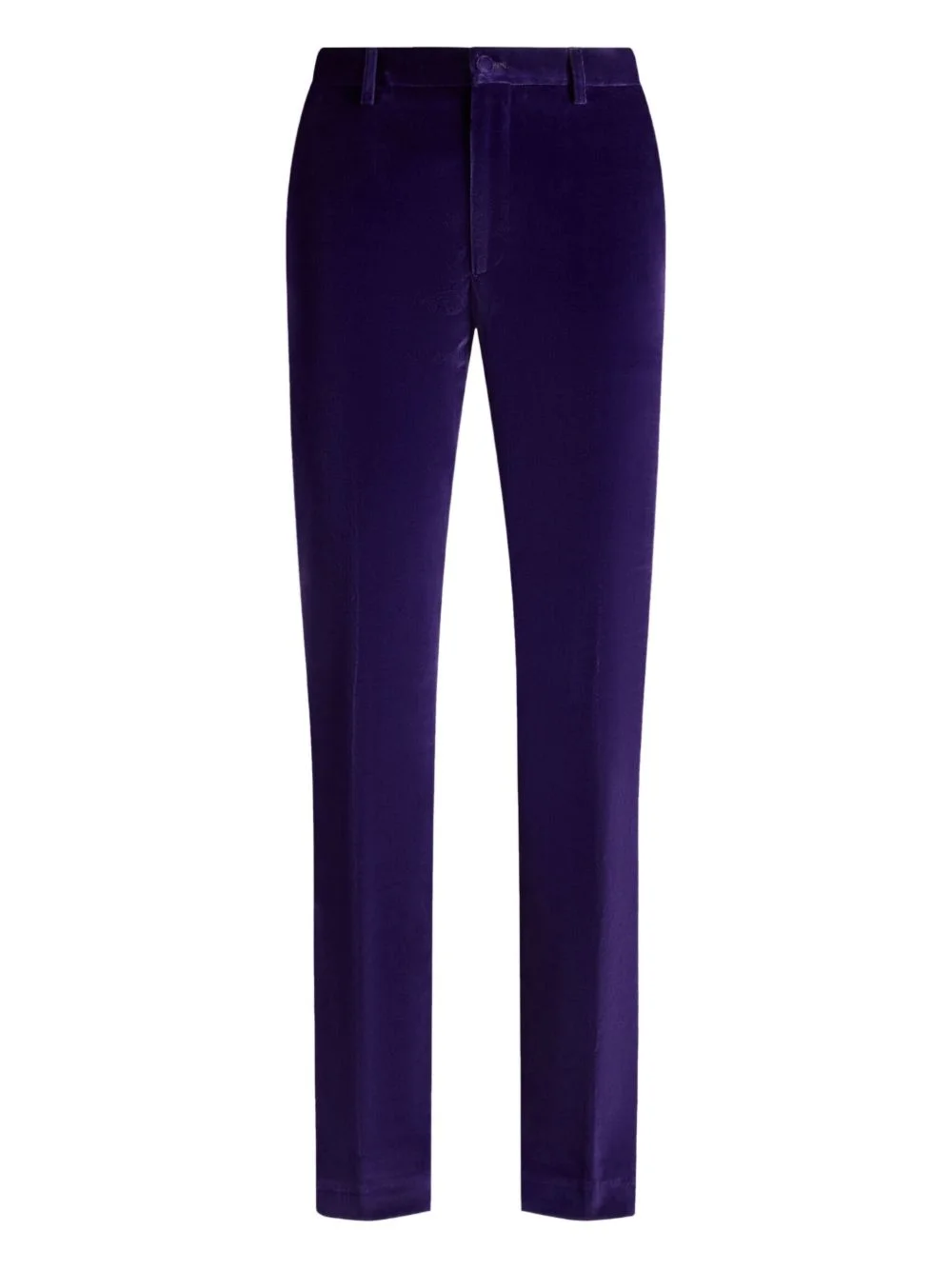 stretch velvet tailored trousers - 1