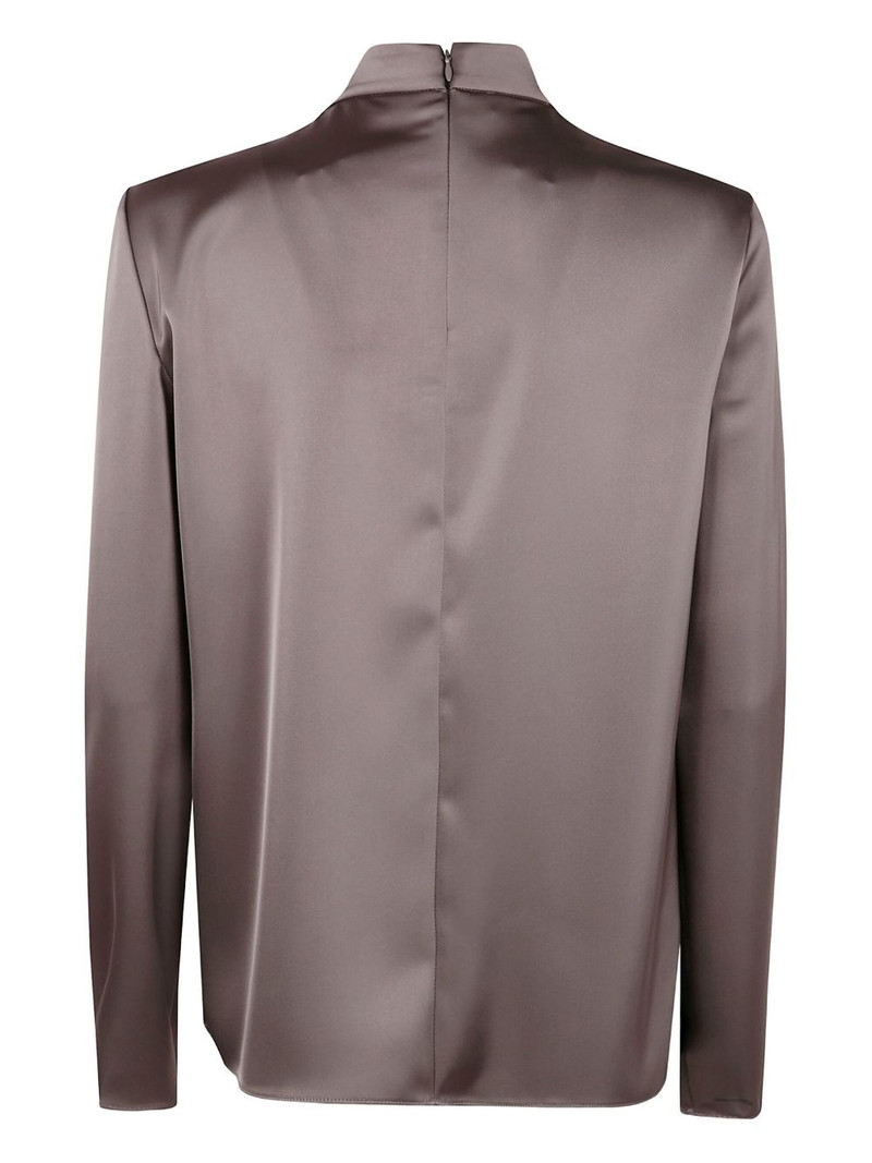 EMPORIO ARMANI floral appliqué shirt outlook