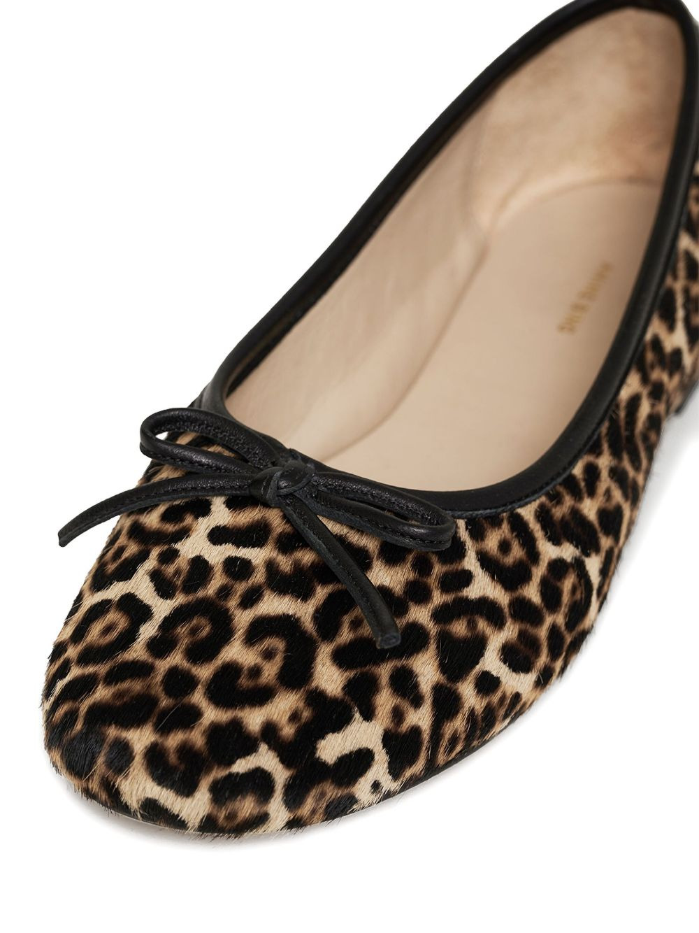 Jamie leopard-patterm flats - 4