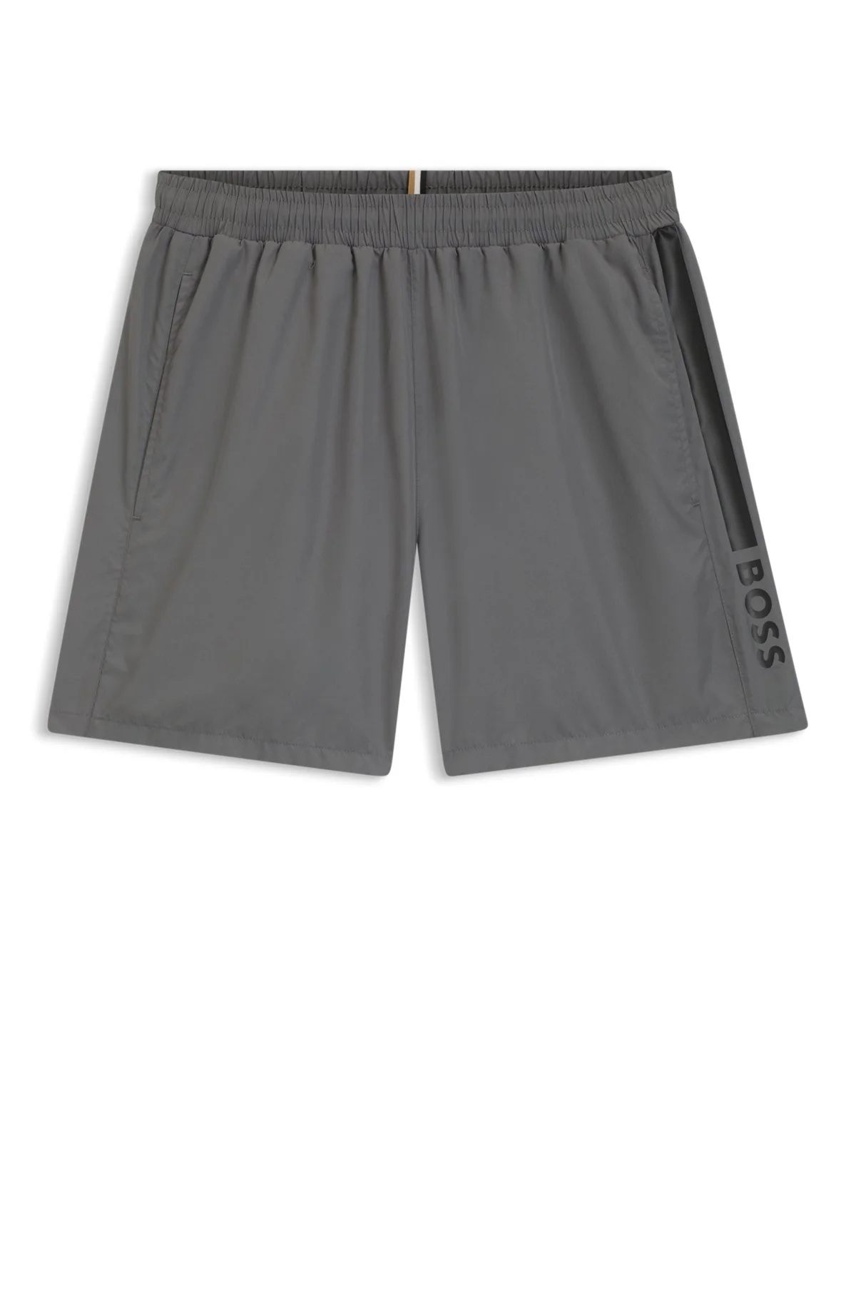 SWIM SHORTS WITH STRIPE AND LOGO - 1
