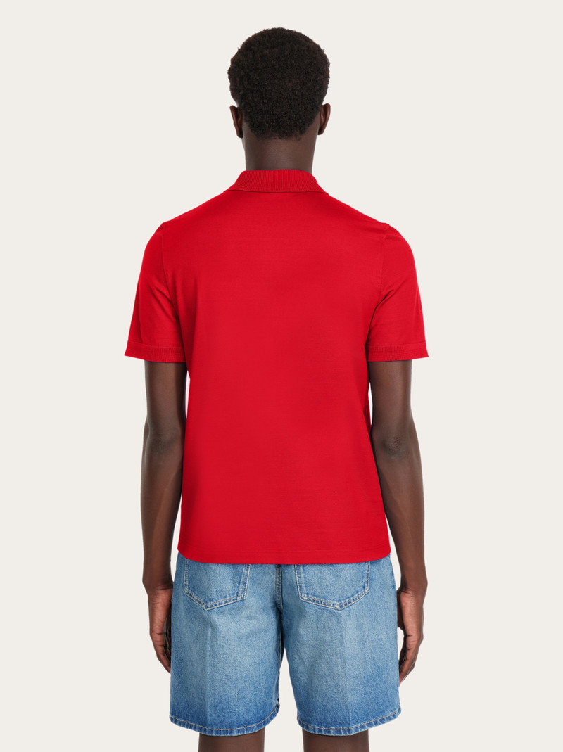 Polo with zip collar 3