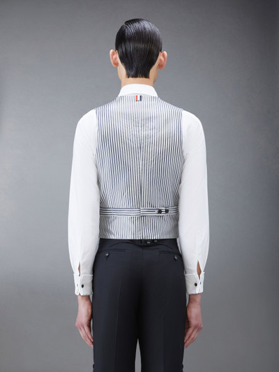 Thom Browne Twill Tipping Classic Vest outlook