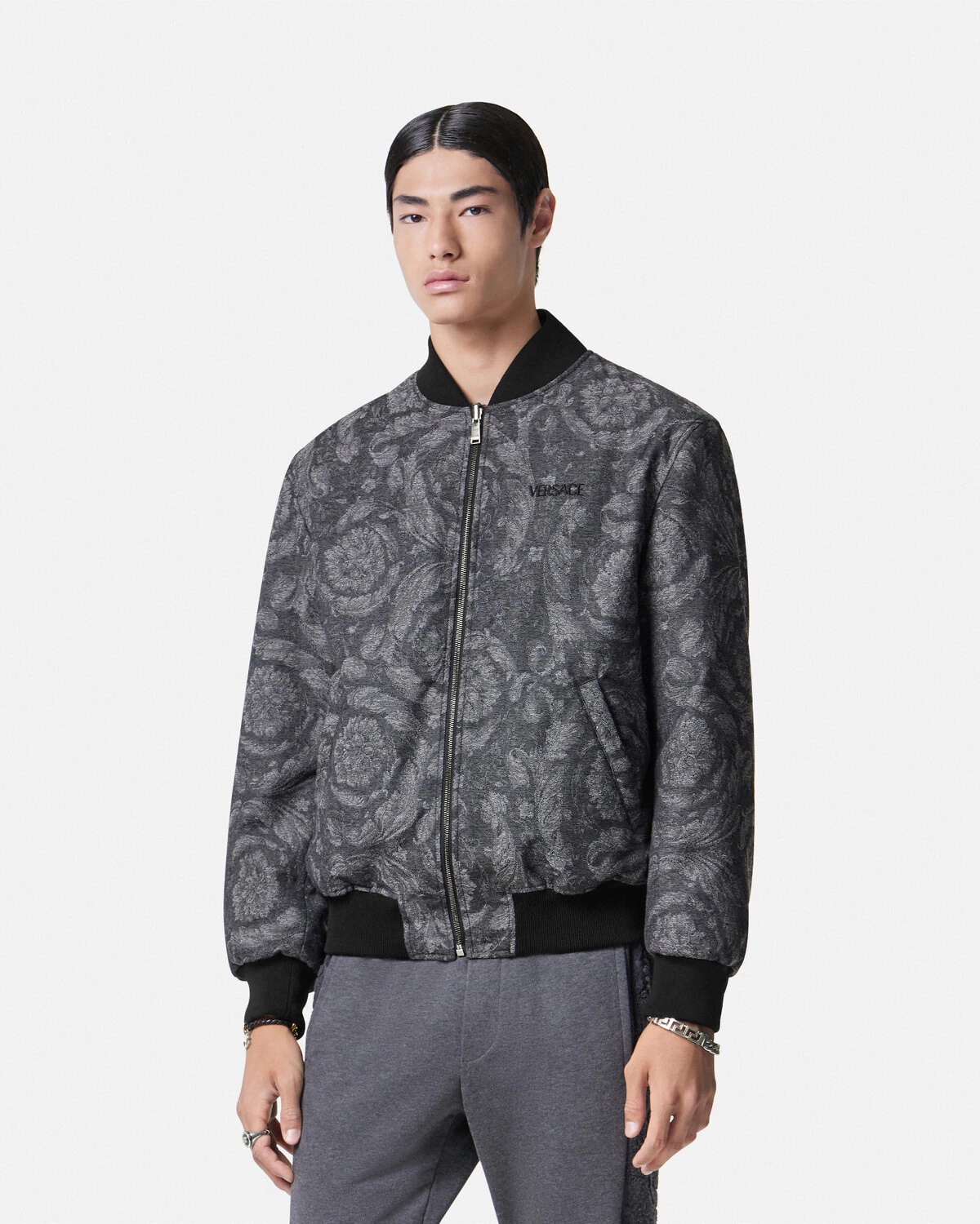 Barocco Reversible Bomber Jacket - 4