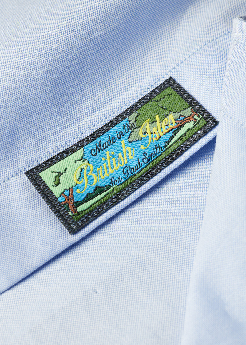 Paul Smith Light Blue Oxford Cotton Shirt outlook