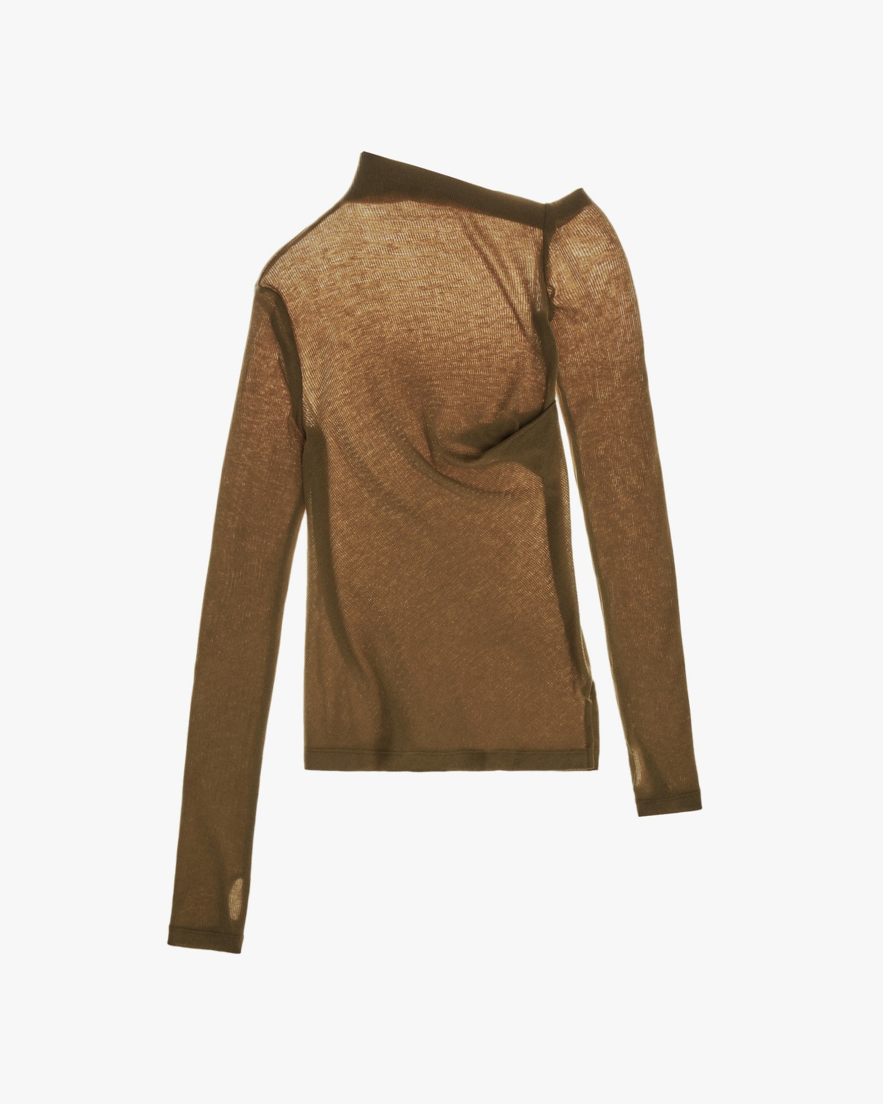 ASYMMETRIC LONG-SLEEVE TOP - 1