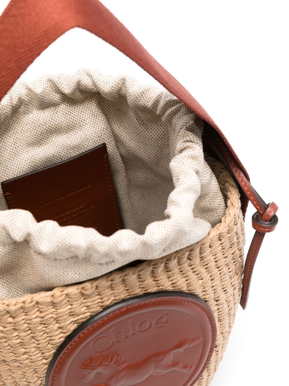 small Horse Medal bucket bag - 5