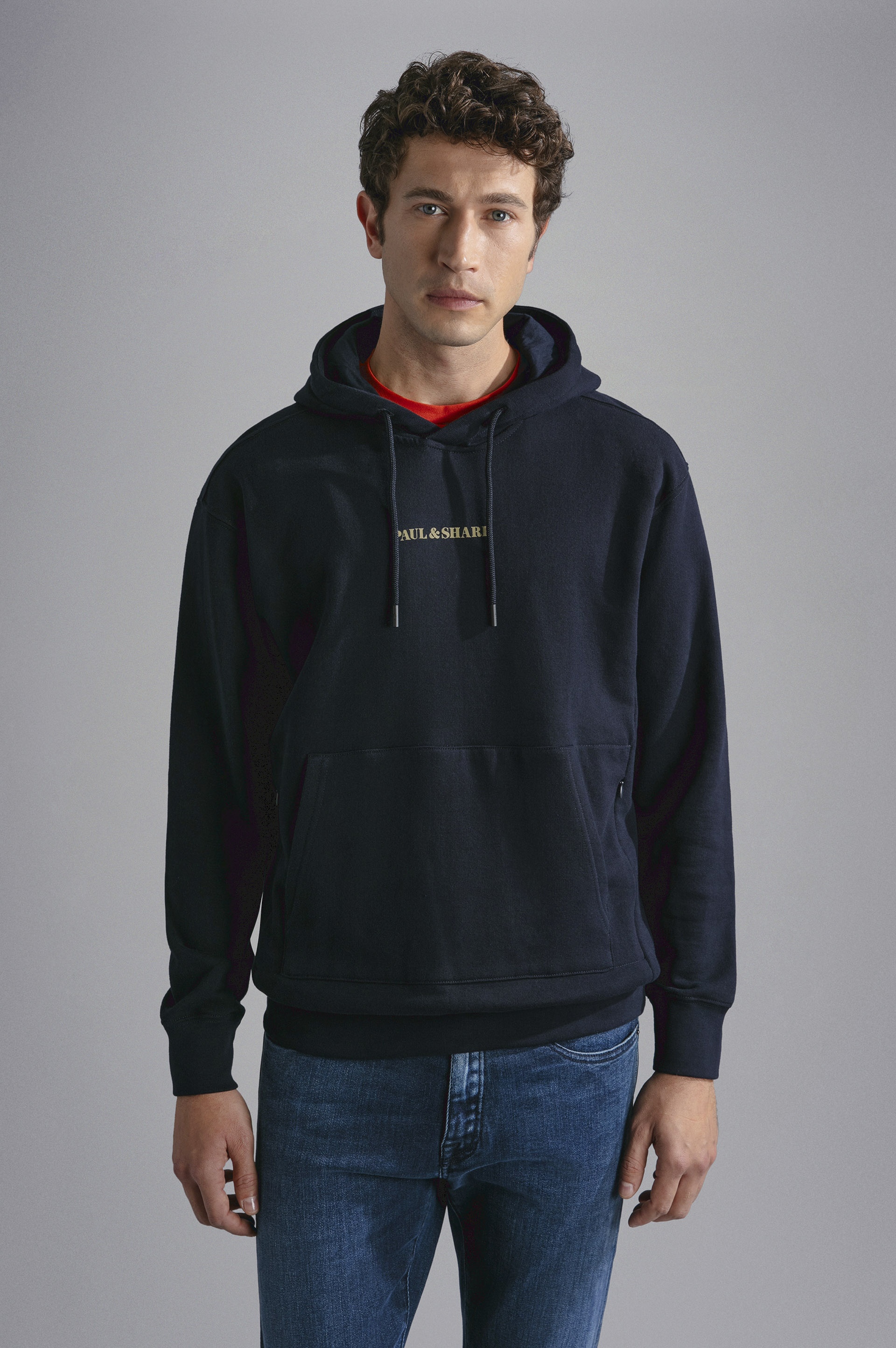 COTTON HOODIE WITH REFLEX PRINT - 5