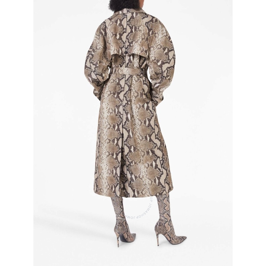 Stella Mccartney Python Print Trench Coat - 3