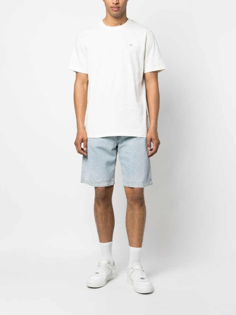 Wood Wood logo-print cotton T-shirt outlook