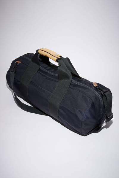 Acne Studios Nylon gym bag - Black outlook