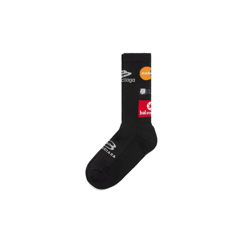 BALENCIAGA Men's Top League Socks in Black outlook