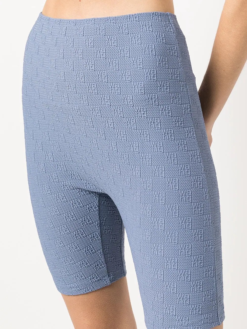 logo-check cycling shorts - 5