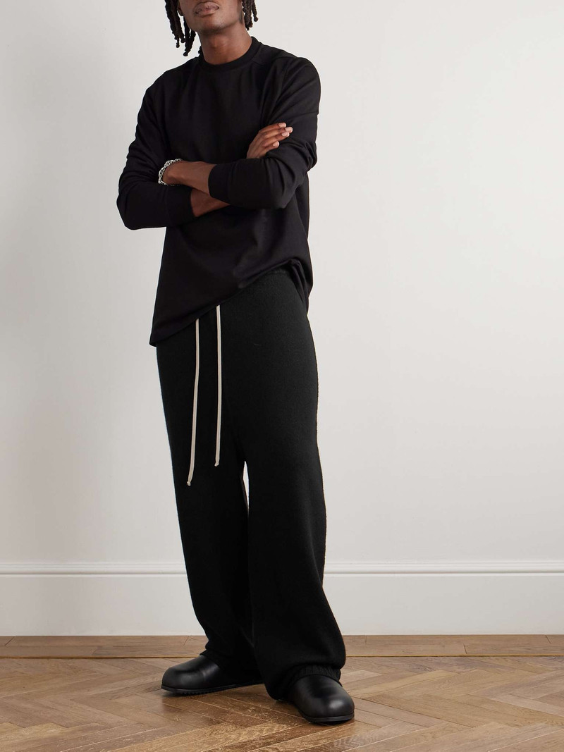 Rick Owens Las Palmas Straight-Leg Cashmere Sweatpants outlook
