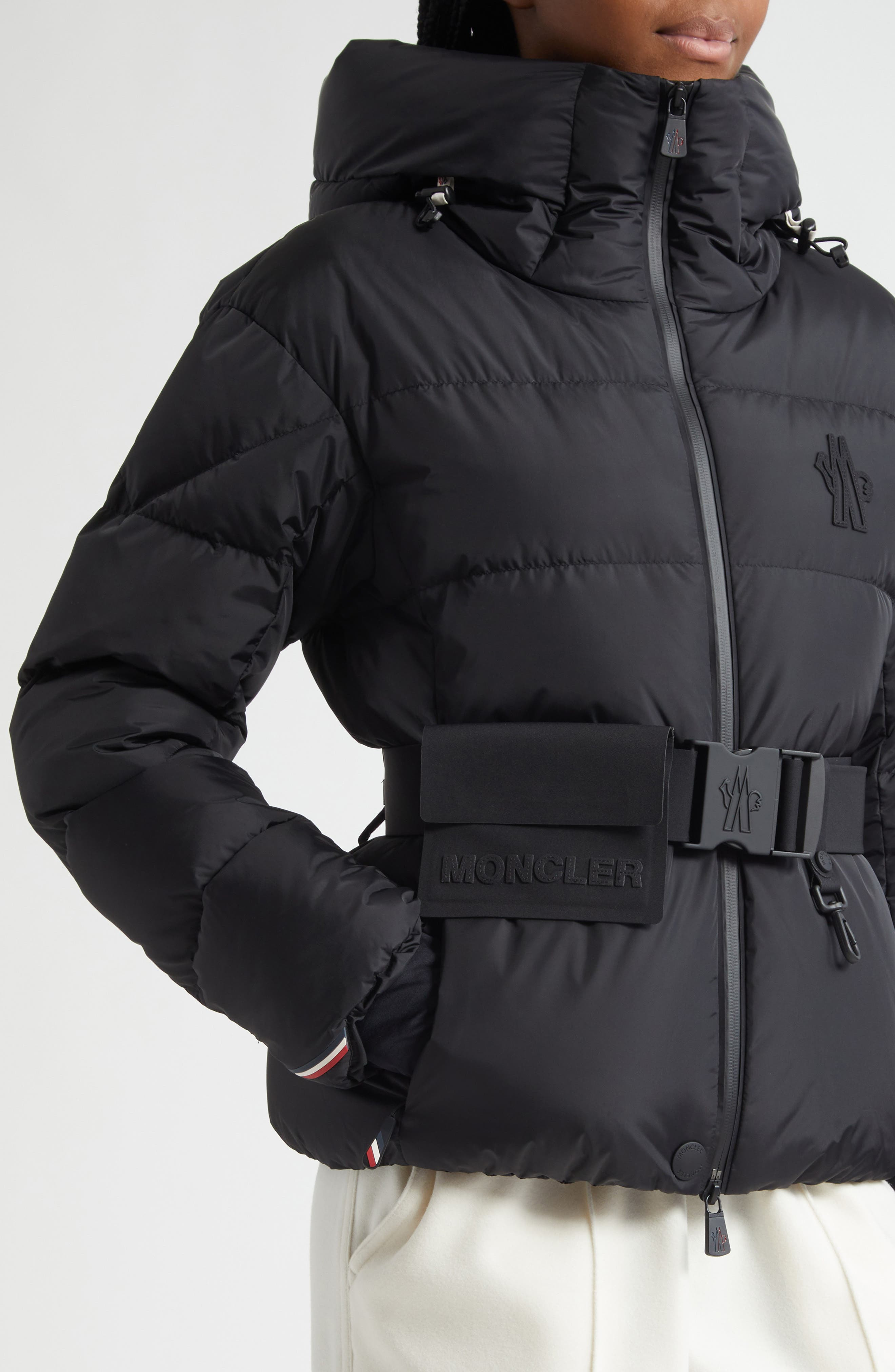 Moncler Grenoble Bouquetin Hooded Down Puffer Jacket in Black at Nordstrom - 4
