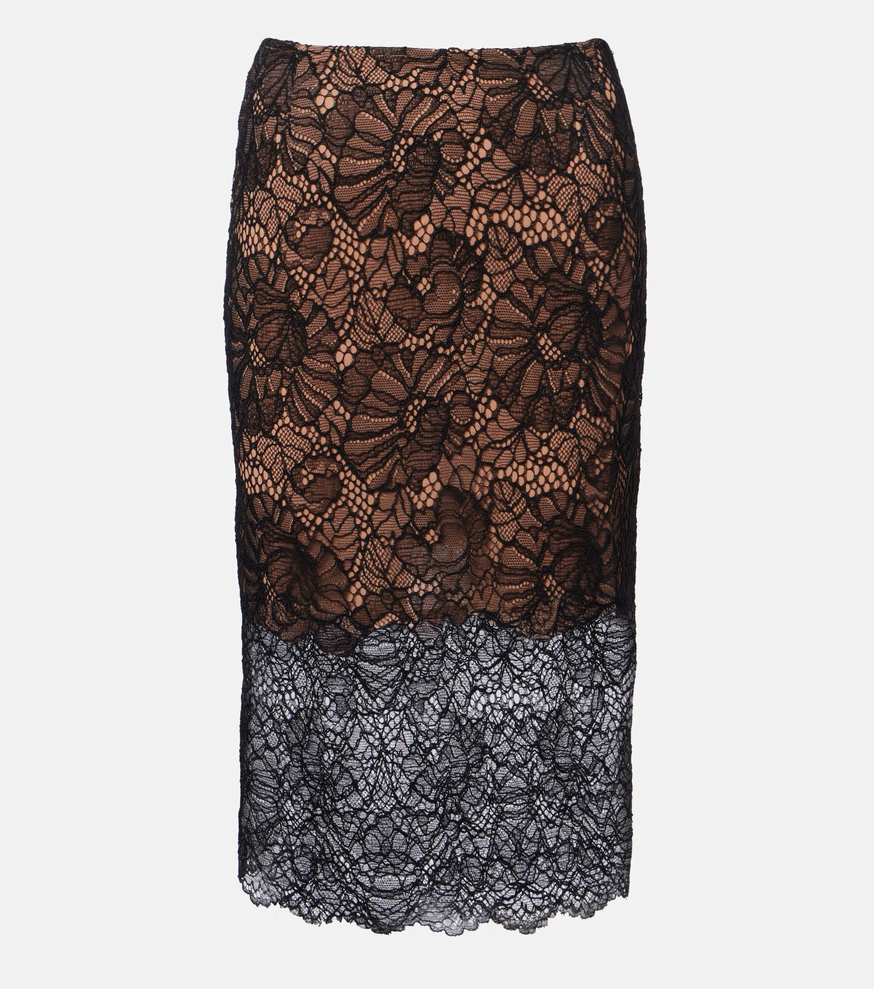 Lace midi skirt - 1