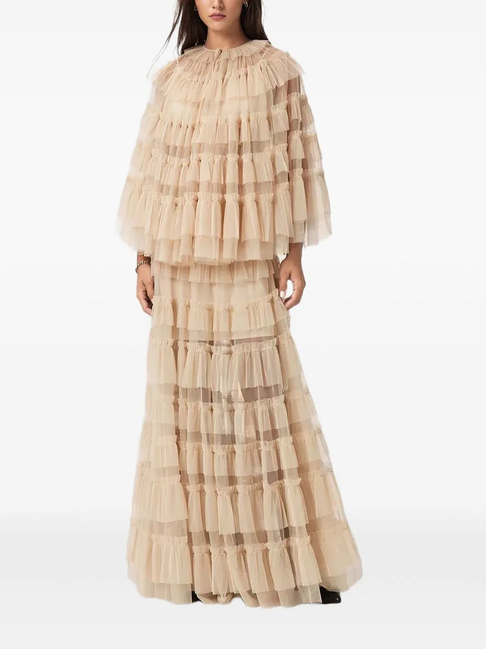 Aude ruffled maxi skirt - 1