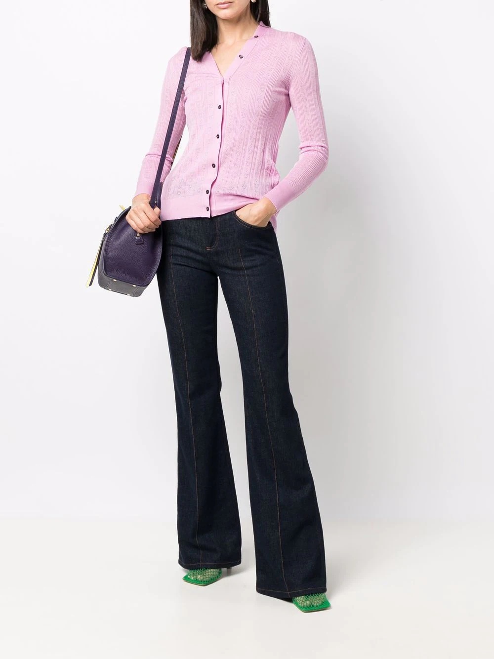 Gancini knitted cardigan - 2