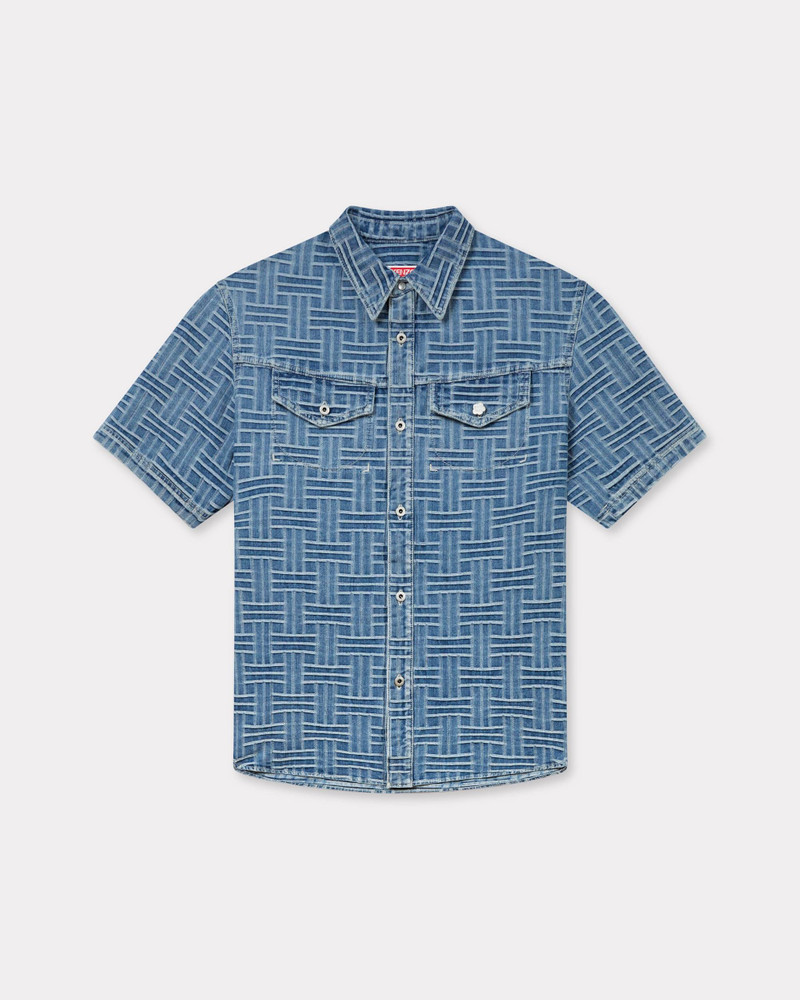 'KENZO Weave' shirt in japanese denim - 1