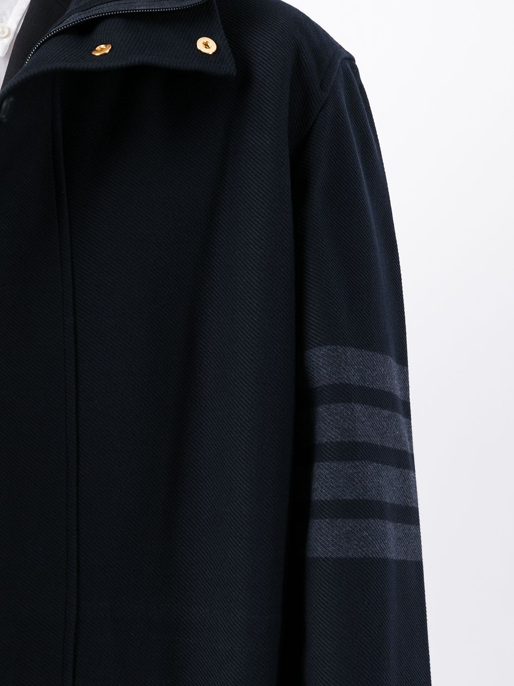 4-Bar stripe hooded parka - 5