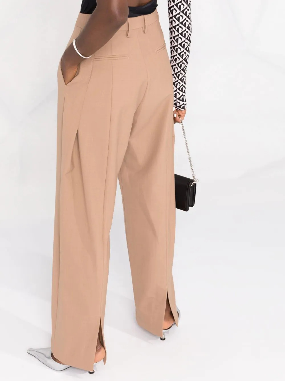 tailored wide-leg trousers - 5