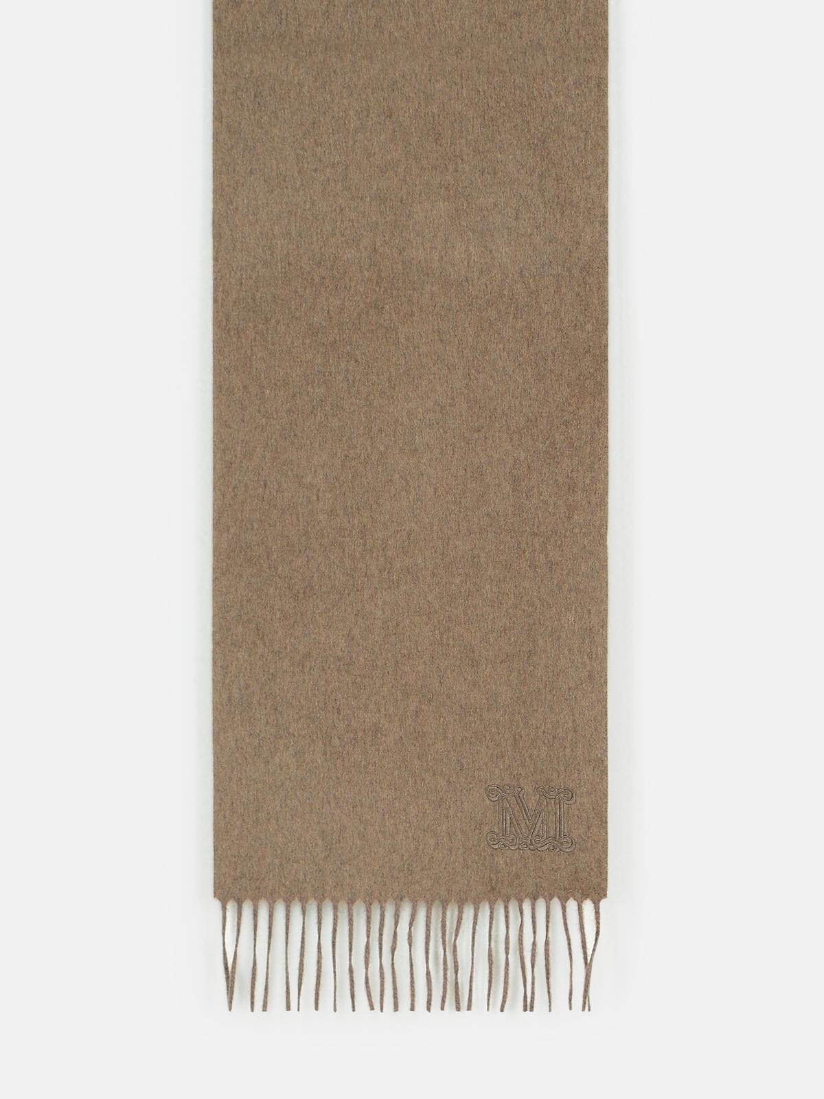 'WSDALIA' BEIGE CASHMERE SCARF - 1