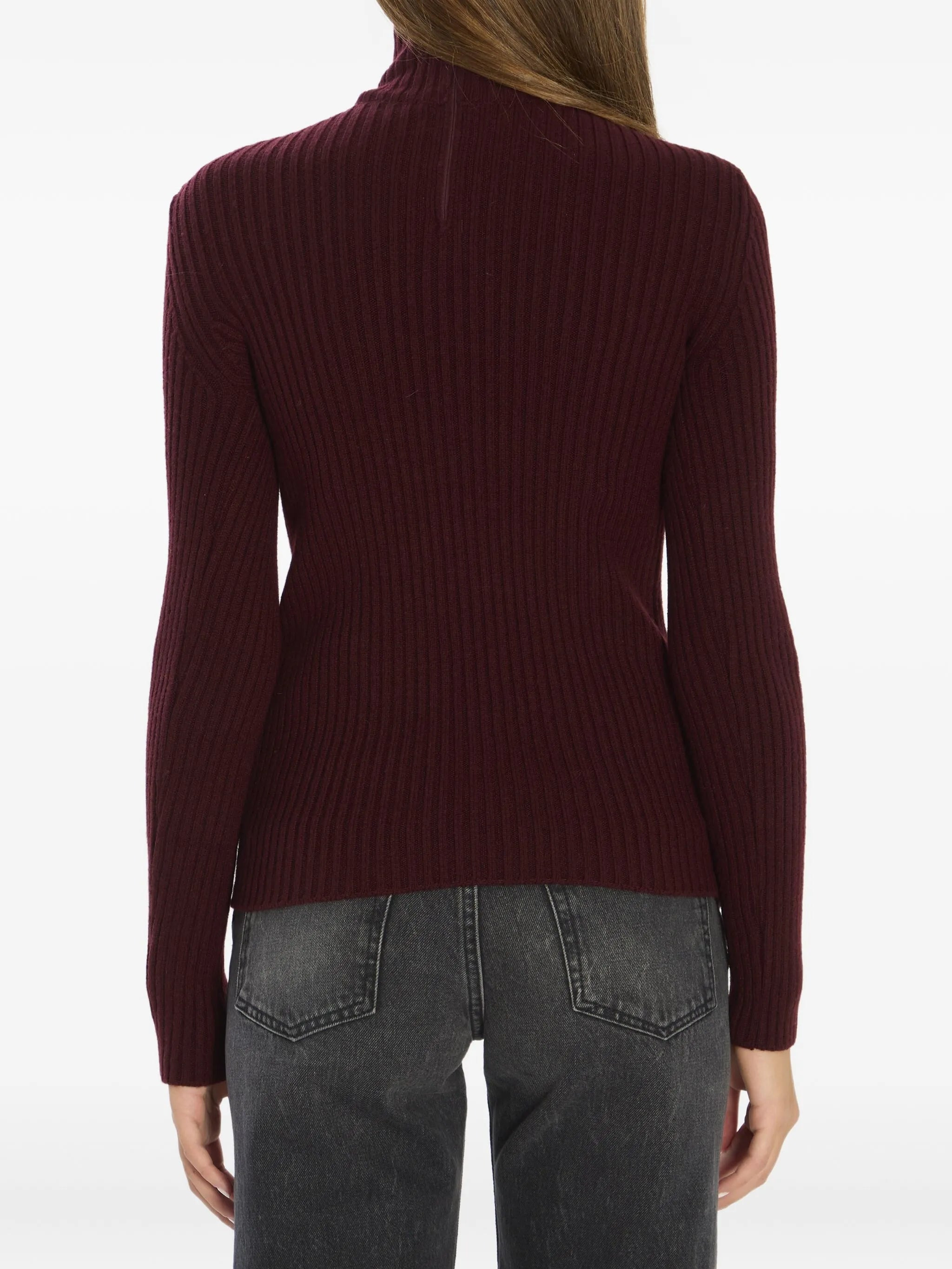 Max Mara Ribbed High-neck Sweater - 3