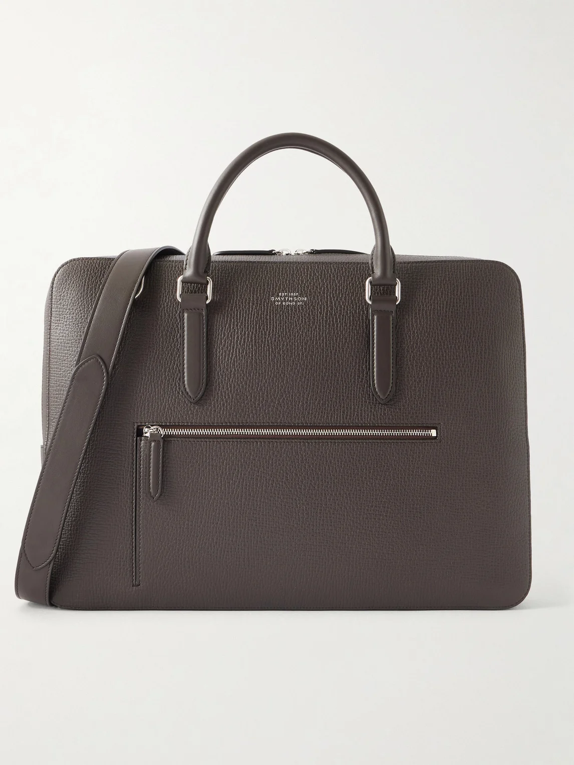 Full-Grain Leather Briefcase - 1