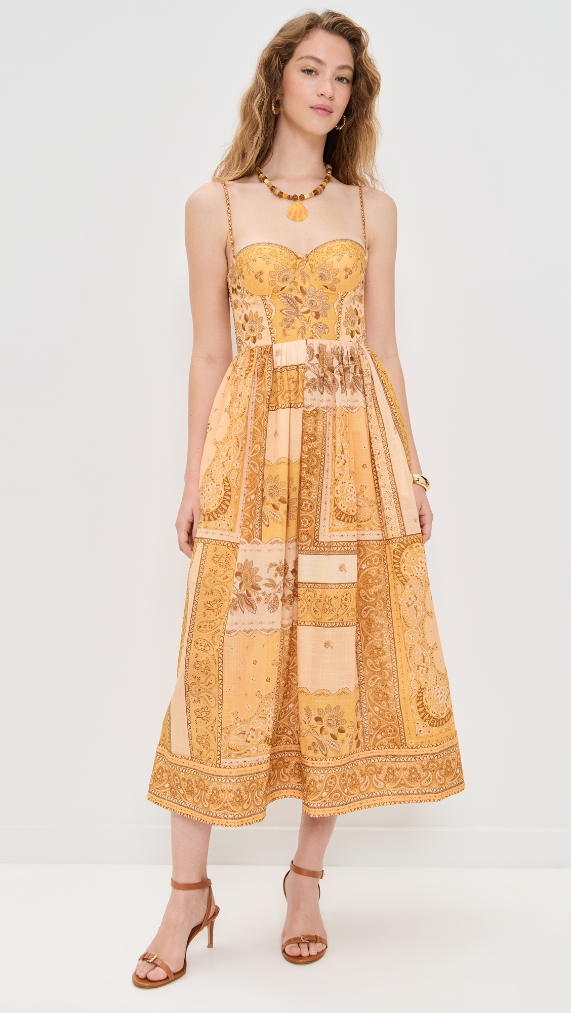 Lucky Corset Midi Dress - 6