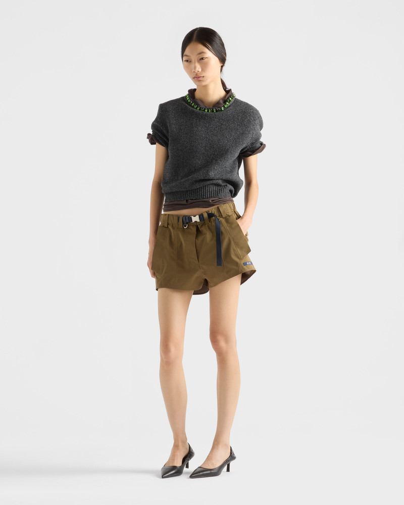 Prada Wool and cashmere crew-neck sweater outlook