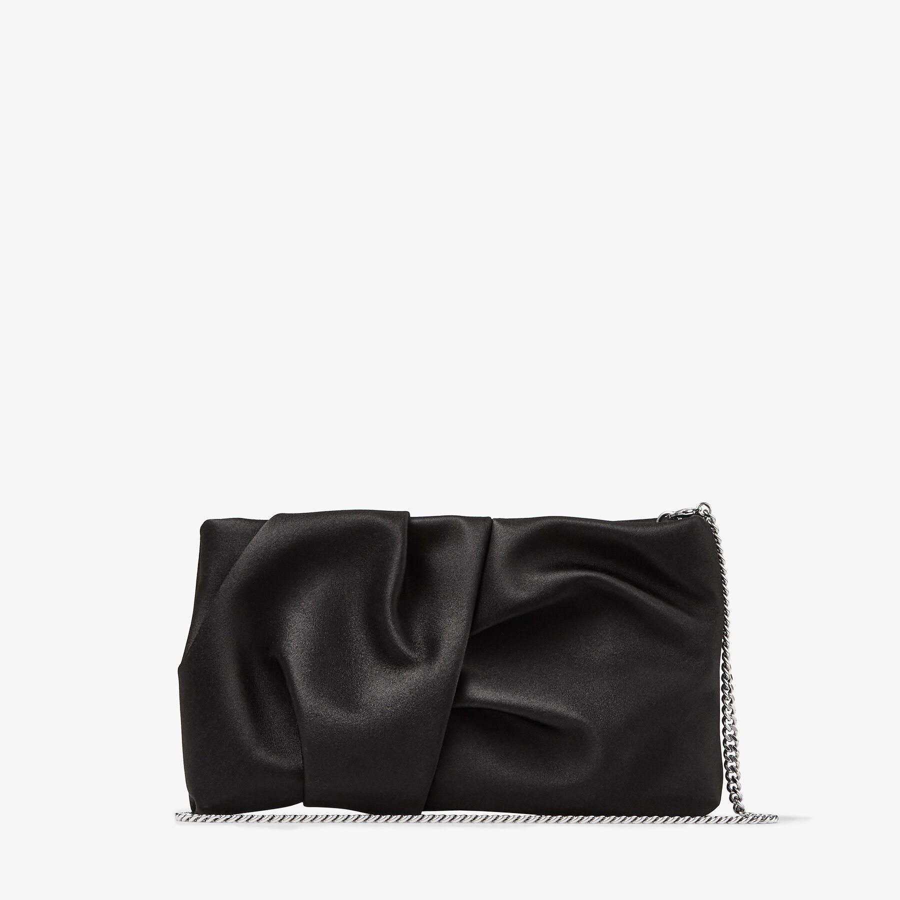 Bonny Clutch
Black Satin Clutch Bag - 6