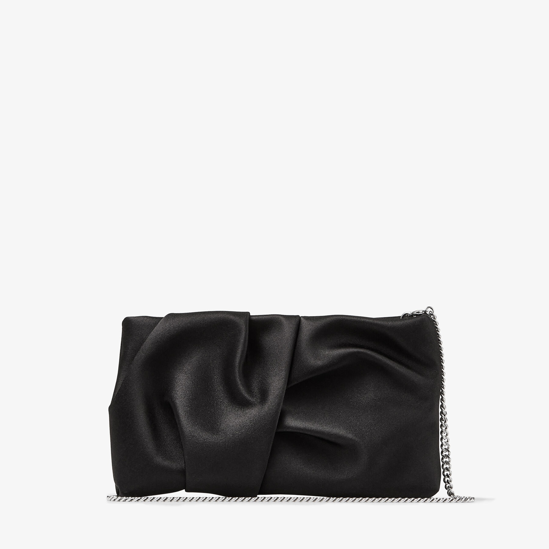 Bonny Clutch
Black Satin Clutch Bag - 8