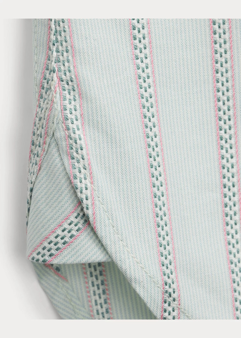 Slim Fit Striped Dobby Shirt 8