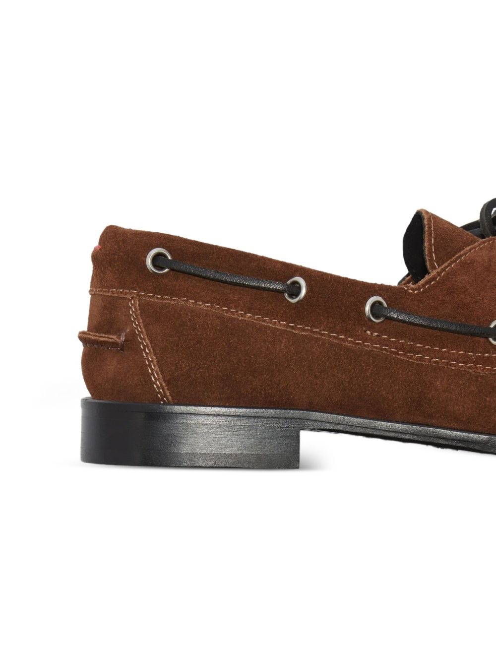 Harris lace-up suede loafers - 4