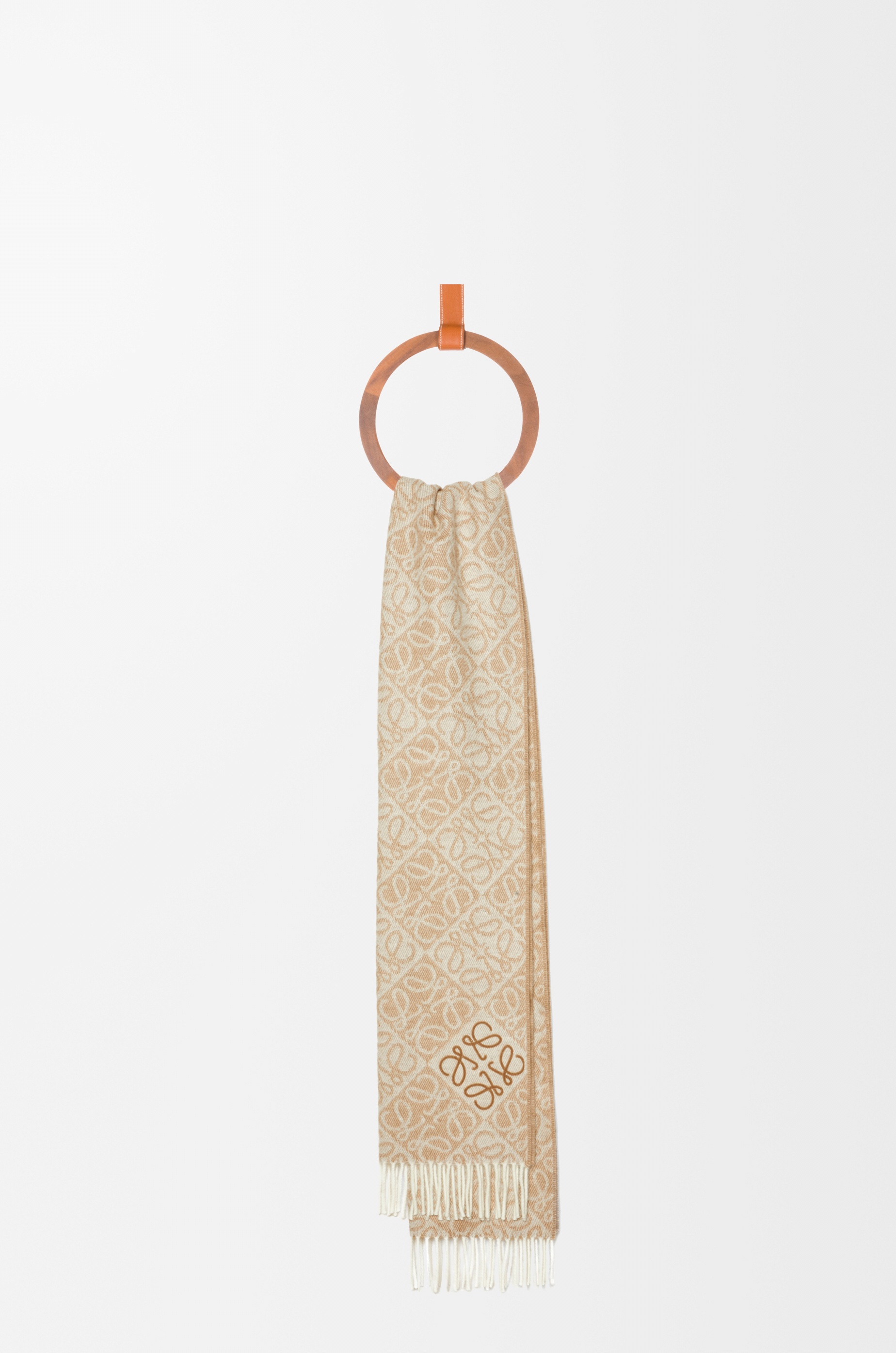 Anagram scarf in wool and cashmere - 3