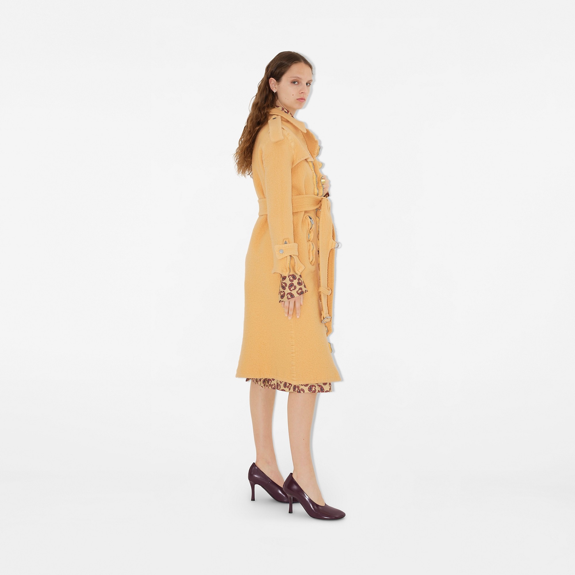 Wool Trench Coat - 3