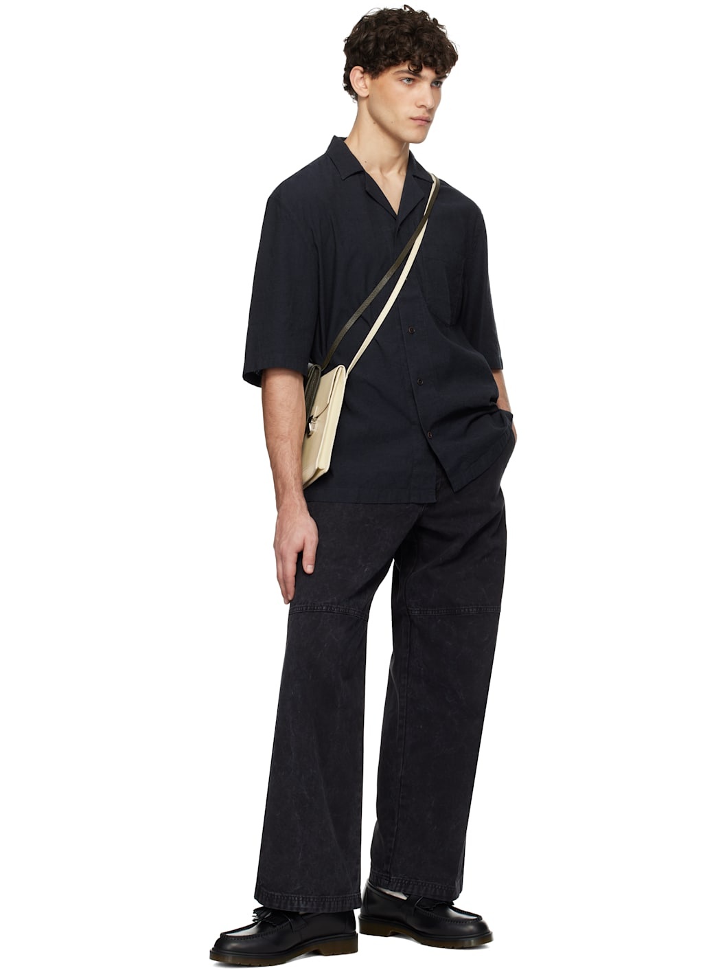 Black Stamp Trousers - 4